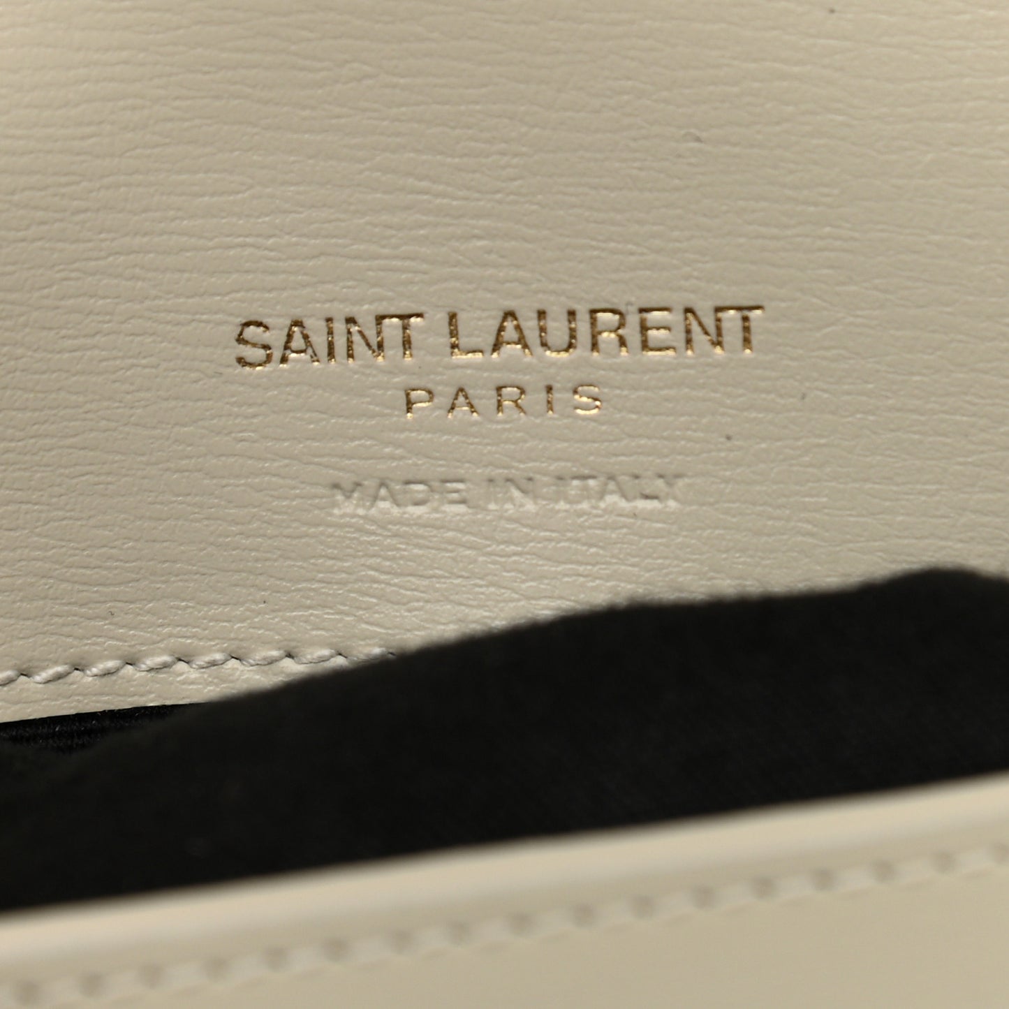 Smooth Calfskin Monogram Phone Holder Crossbody Blanc Vintage