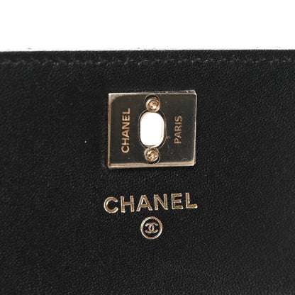 Chanel Lambskin Quilted Trendy CC Chain Clutch WOC Black 6 of 11