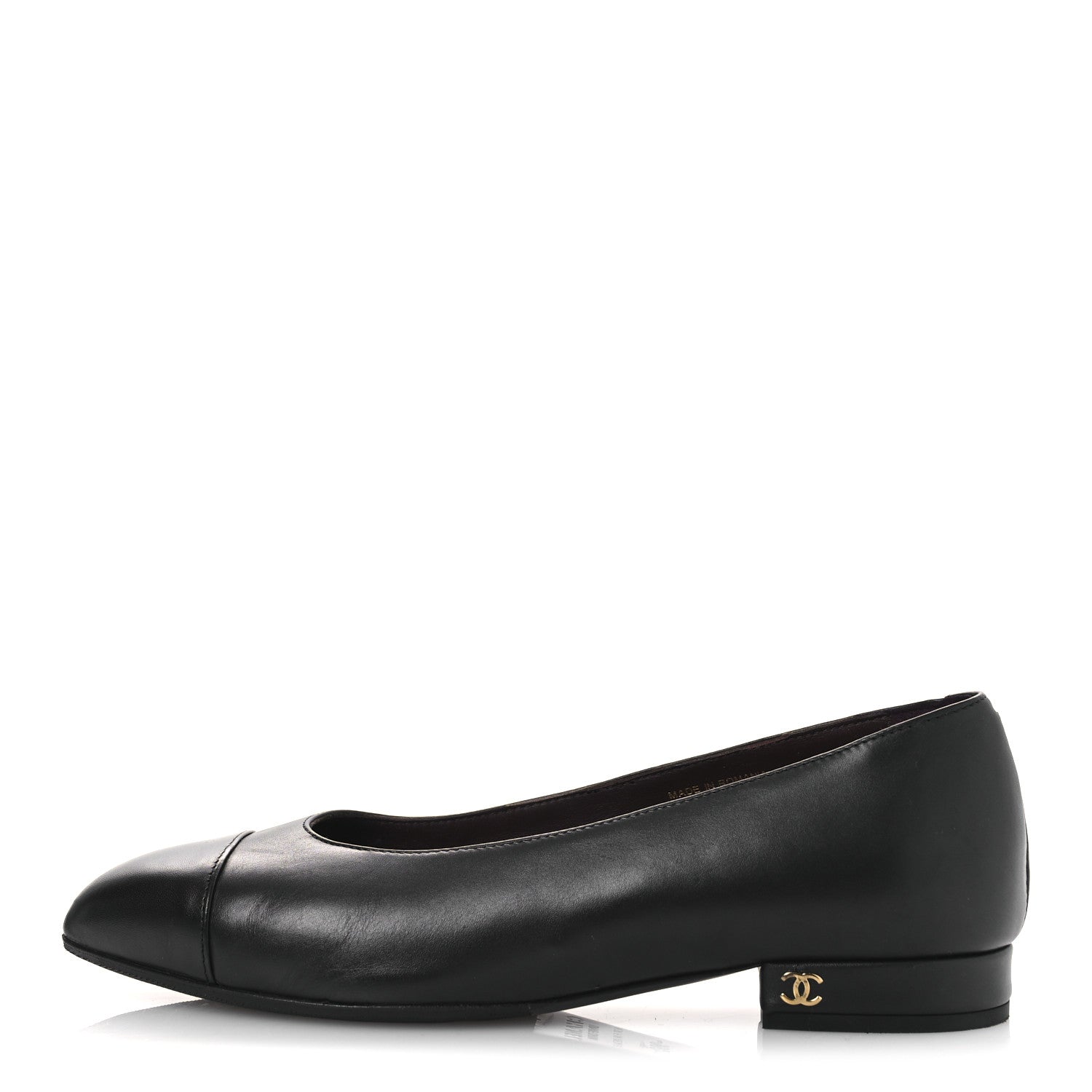 Chanel Lambskin Cap Toe CC Uniform Pumps 36 Black 1 of 11
