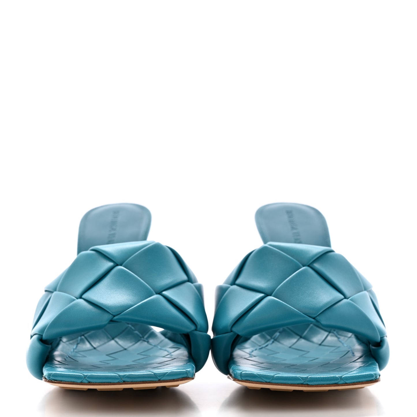 Nappa Maxi Intrecciato Lido Mule Sandals 39 Blaster
