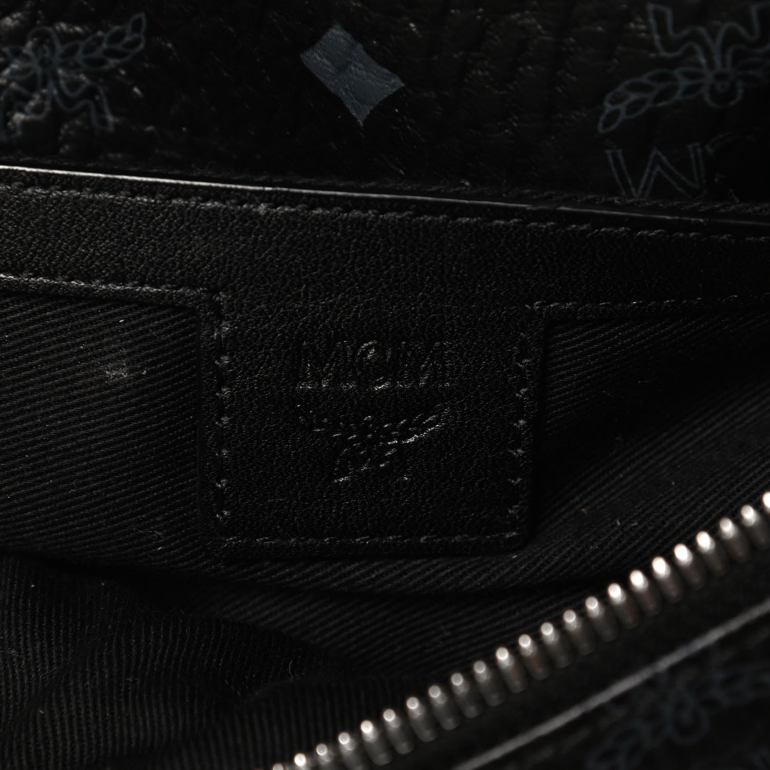 MCM Visetos Small Stark Belt Bag Black 7 of 11