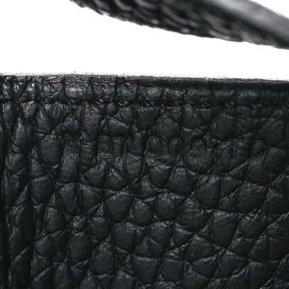 Hermes Taurillon Clemence Halzan 31 Black 6 of 10