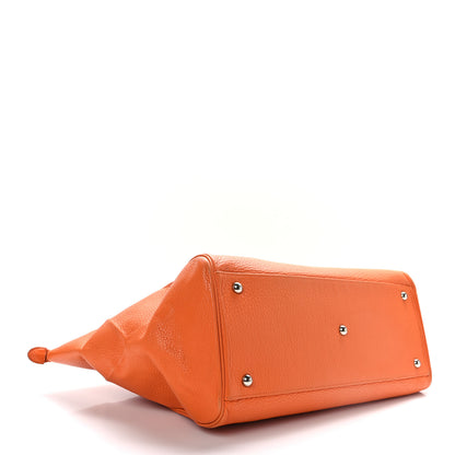 Hermes Taurillon Clemence Paris Bombay 37 Orange 4 of 13