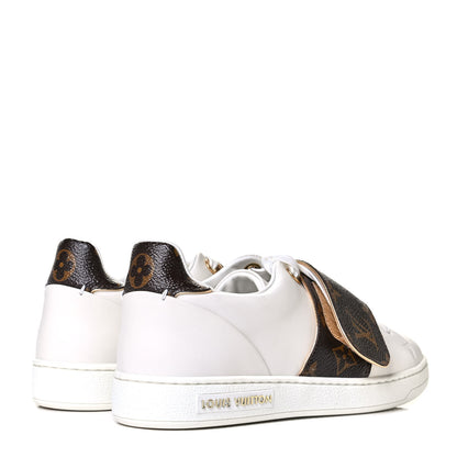 Louis Vuitton Calfskin Monogram Frontrow Sneaker 36 White 3 of 4