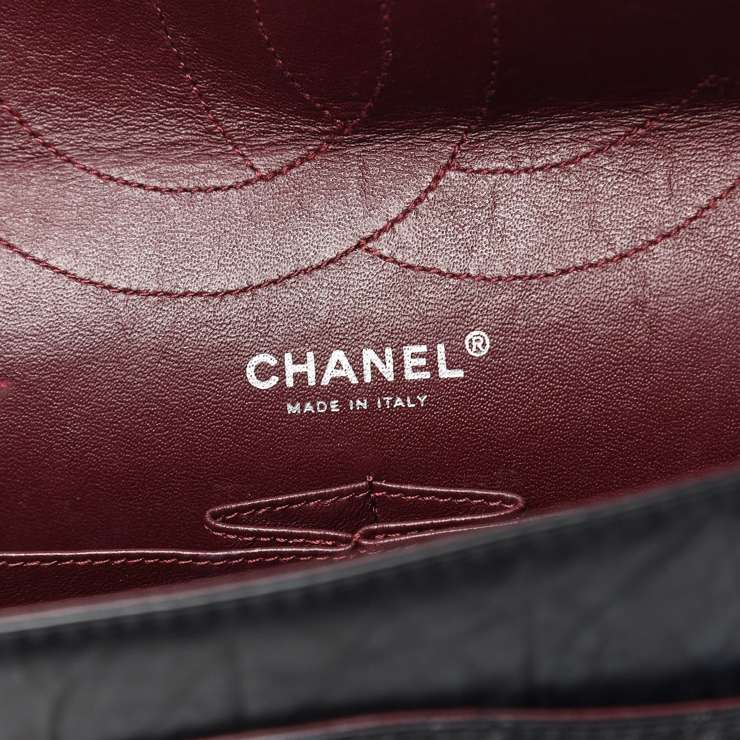 Aged Calfskin Quilted 2.55 Reissue 227 Flap Black
