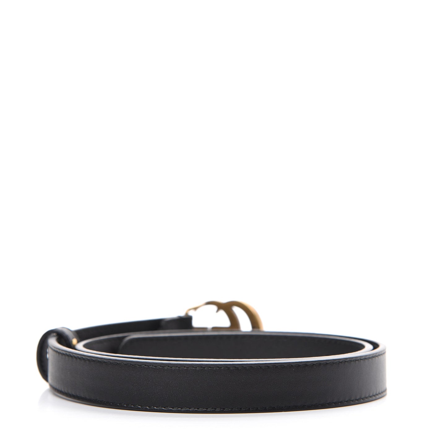 Calfskin Double G 20mm Belt 70 28 Black