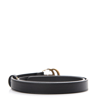 Gucci Calfskin Double G 20mm Belt 70 28 Black 2 of 5