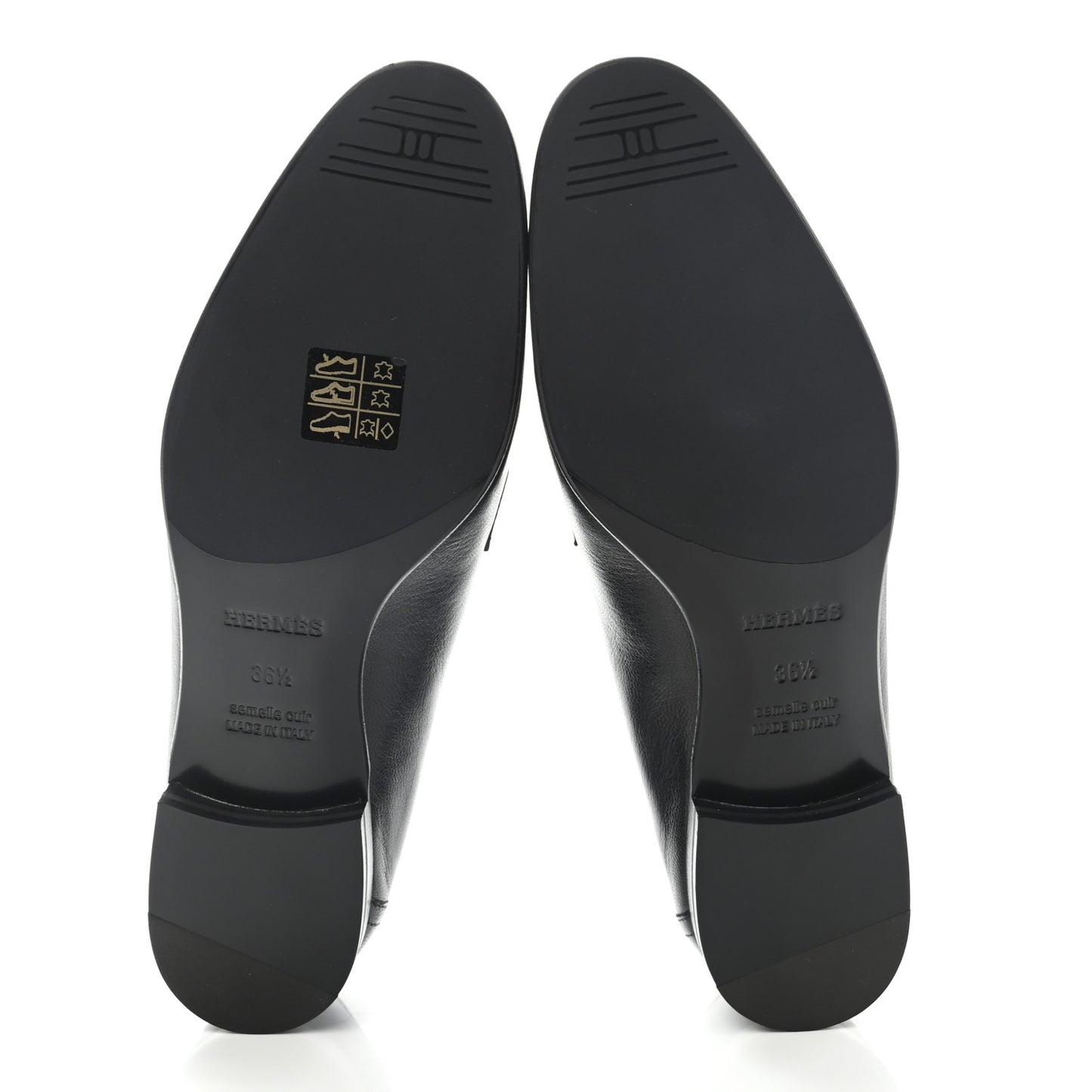 Goatskin Paris Loafers 36.5 Black