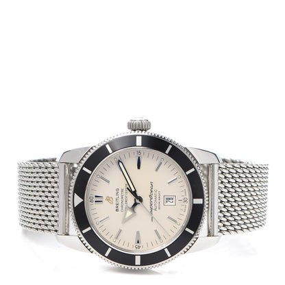 Breitling Stainless Steel 46mm Super Ocean Heritage Automatic Watch White A1732024 2 of 5