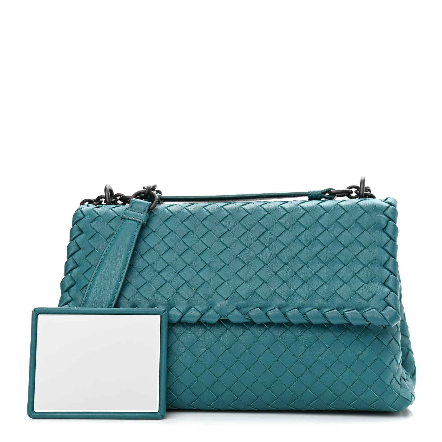 Bottega Veneta Nappa Intrecciato Small Olimpia Shoulder Bag Canard 1 of 10