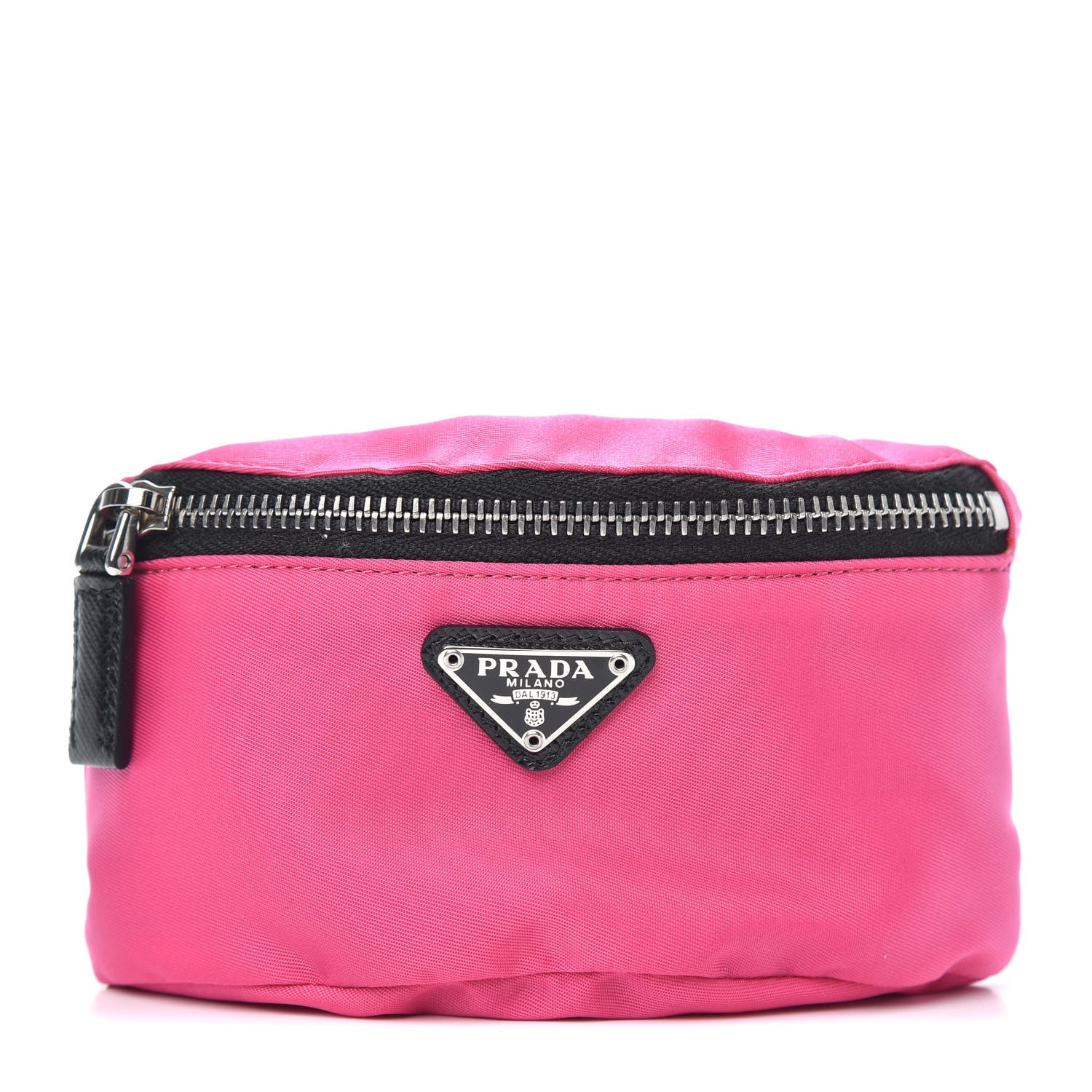 Prada Tessuto Nylon Wrist Pouch Fuxia 1 of 6