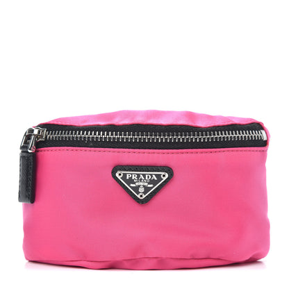 Prada Tessuto Nylon Wrist Pouch Fuxia 1 of 6