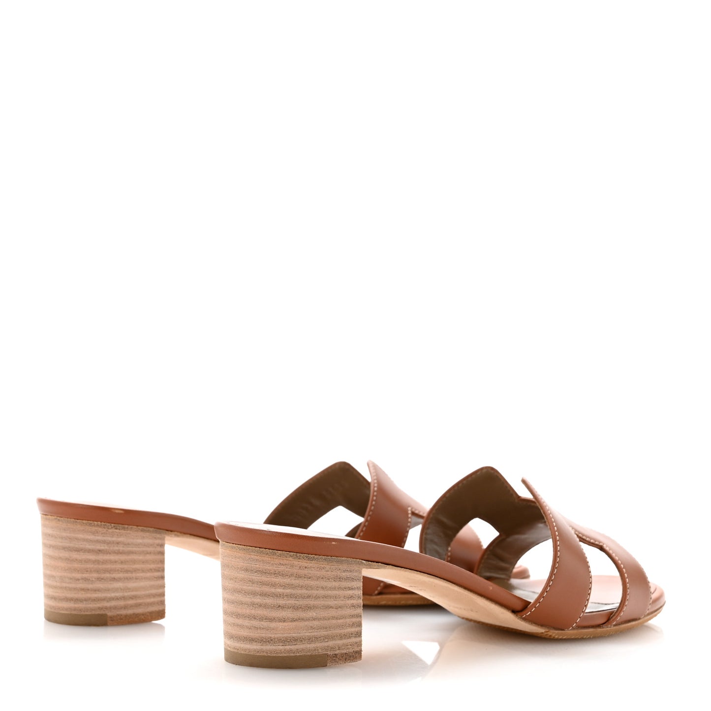 Calfskin Oasis Sandals 36.5 Gold