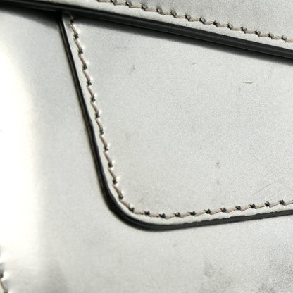 Bulgari Metallic Calfskin Serpenti Forever Small Shoulder Bag Silver 10 of 15