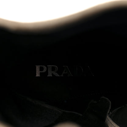 Prada Camoscio Stretch Boots 38.5 Pietra 8 of 9