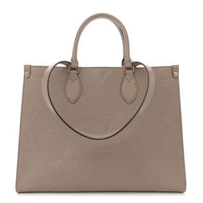 Louis Vuitton Empreinte Monogram Giant Onthego MM Tourterelle 1 of 10