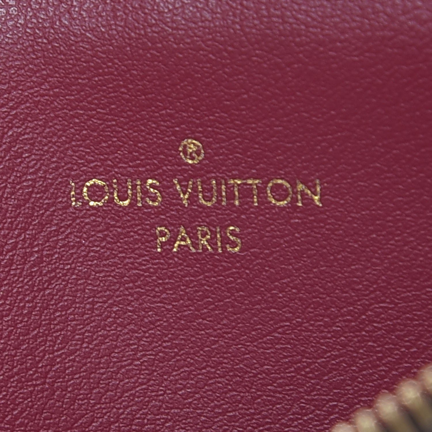Louis Vuitton Monogram Felicie Chain Wallet Zippered Insert 6 of 6