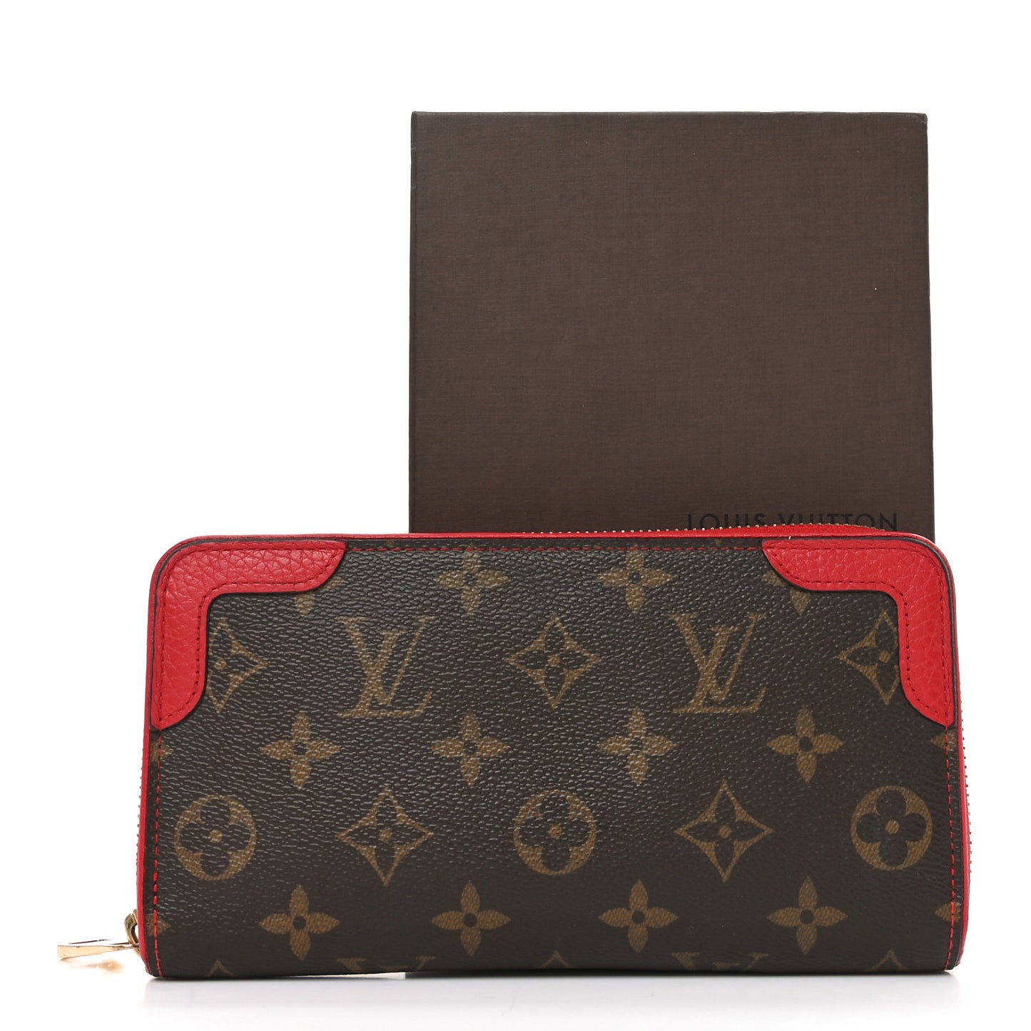 Monogram Retiro Zippy Wallet Cherry