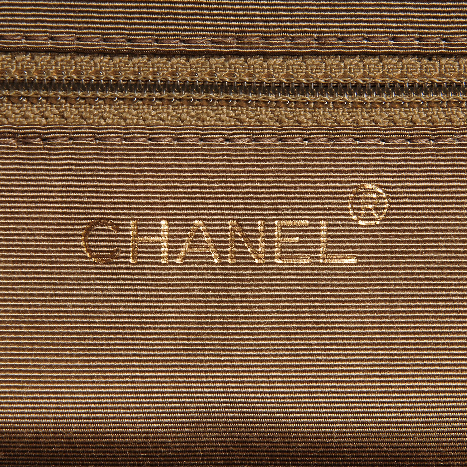 Chanel Linen Frame Shoulder Bag Beige 7 of 7
