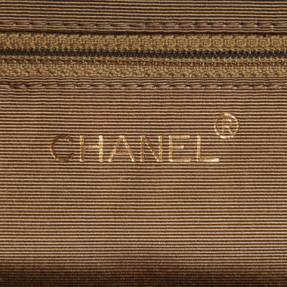 Chanel Linen Frame Shoulder Bag Beige 7 of 7