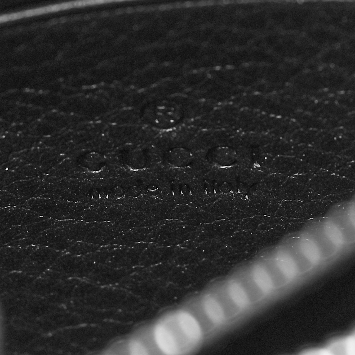 Gucci Roxy Calfskin Medium Blondie Chain Wallet Black 6 of 10