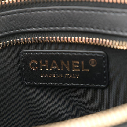 Chanel Metallic Calfskin Flap Chain Waist Bag Ruthenium 6 of 10
