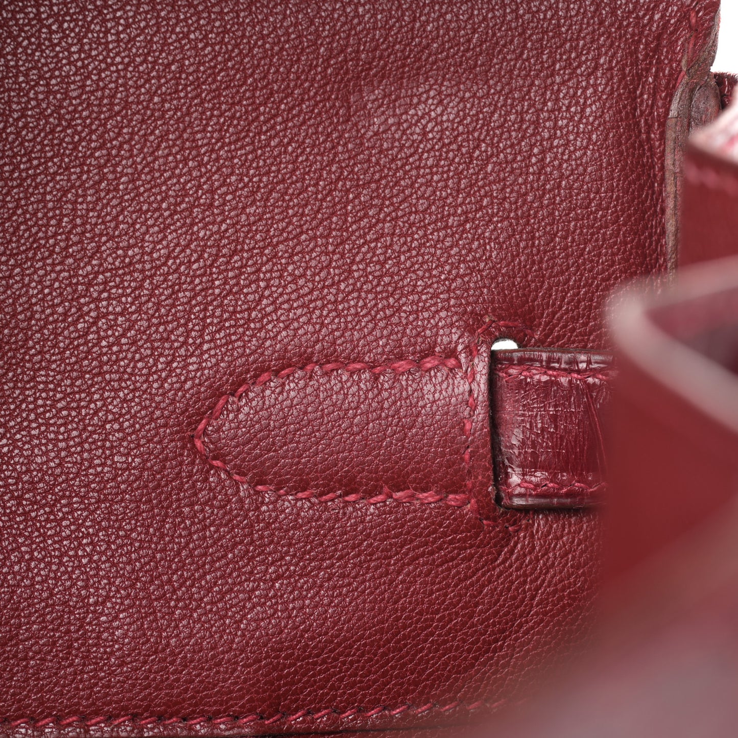 Shiny Alligator Birkin 35 Rouge Vif