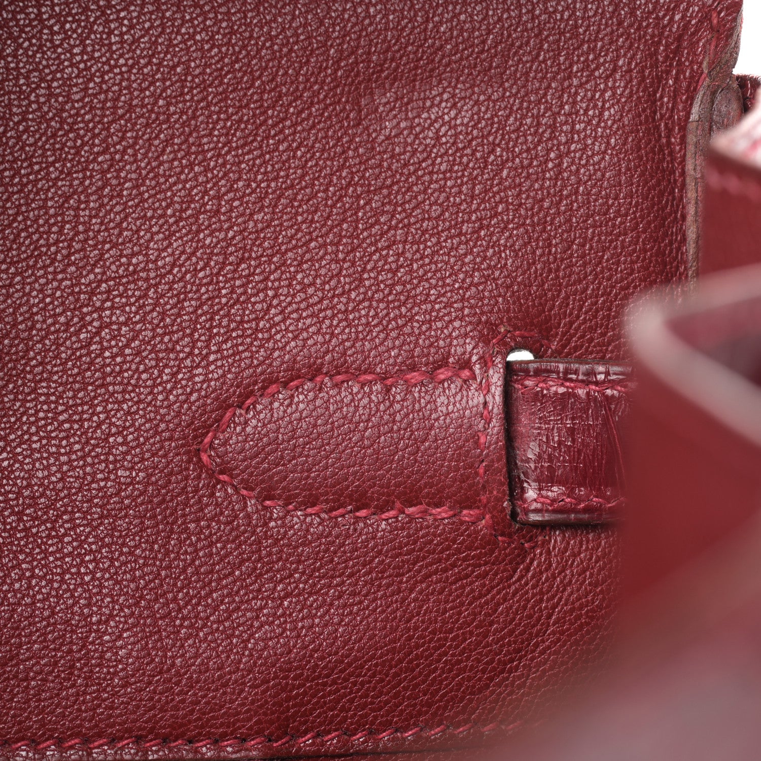 Hermes Shiny Alligator Birkin 35 Rouge Vif 19 of 38