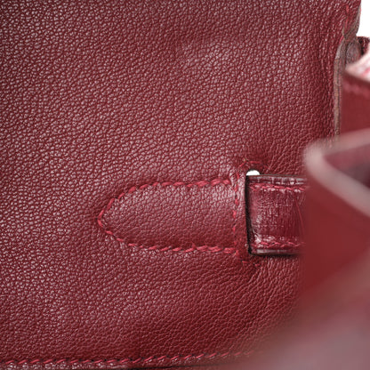 Hermes Shiny Alligator Birkin 35 Rouge Vif 19 of 38