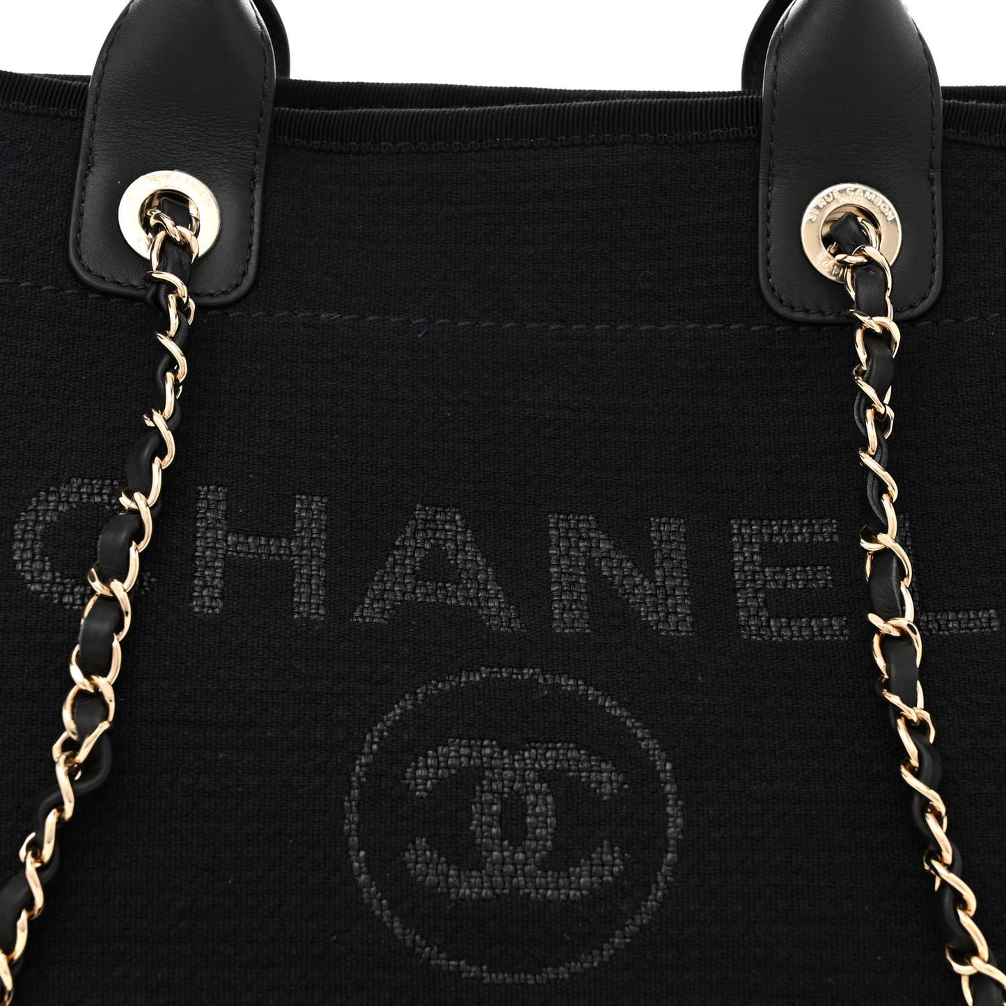 Mixed Fibers Small Deauville Tote Black