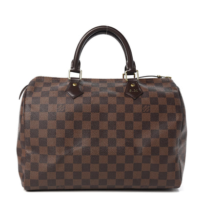 Louis Vuitton Damier Ebene Speedy 30 1 of 12