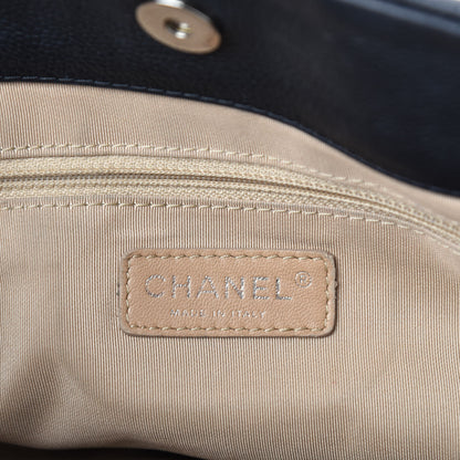 Chanel Caviar Quilted Expandable Zip Shoulder Bag Black 11 of 13