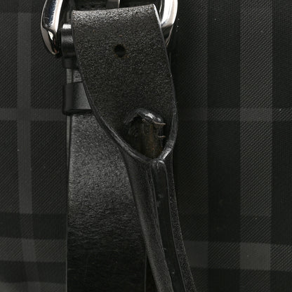 Burberry Nylon Smoked Check Weekend Duffle Bag Black 16 of 18