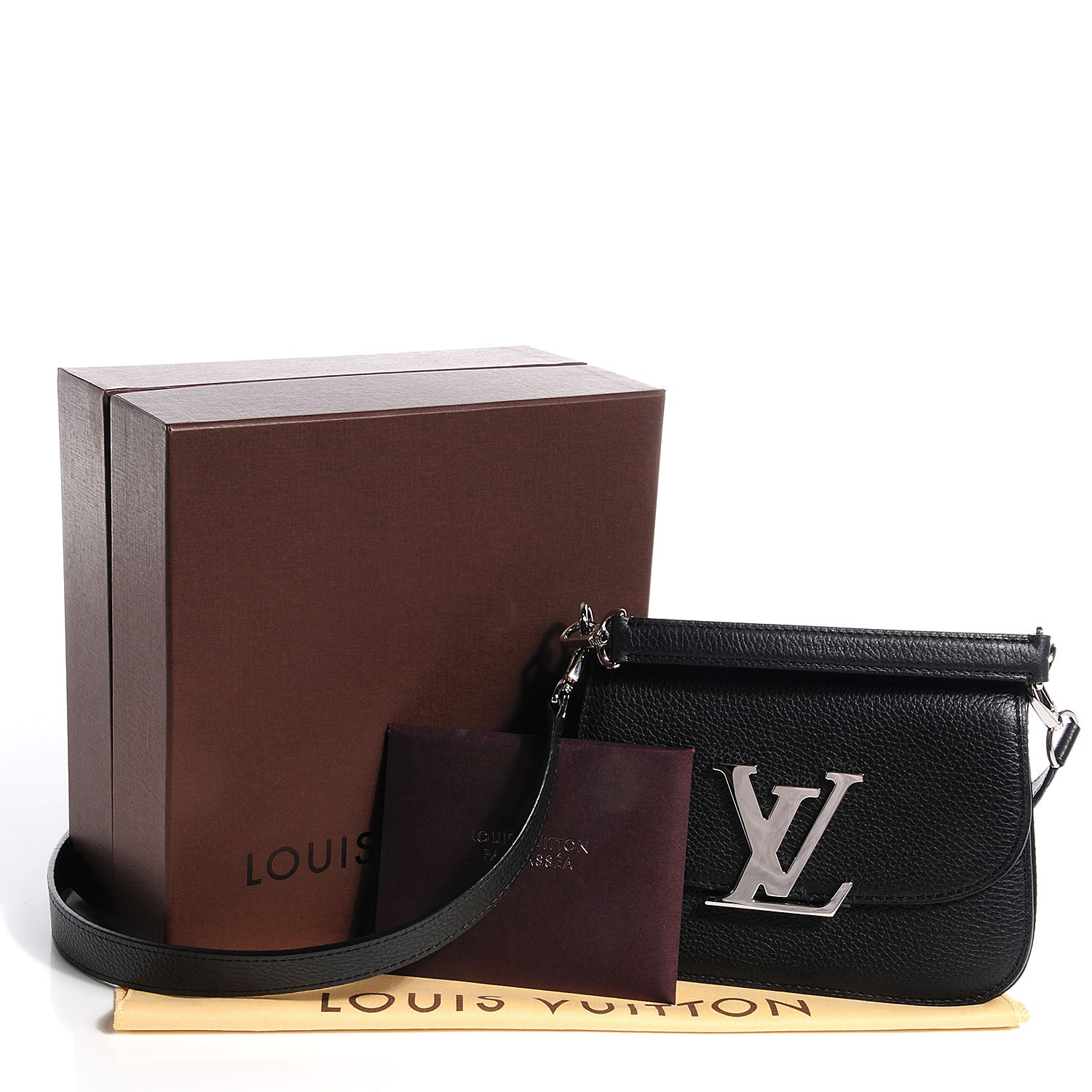 Louis Vuitton Taurillon Vivienne LV Black Silver 5 of 8