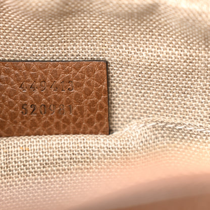 Gucci Monogram Mini Bree Messenger Bag Beige Tabacco 7 of 10