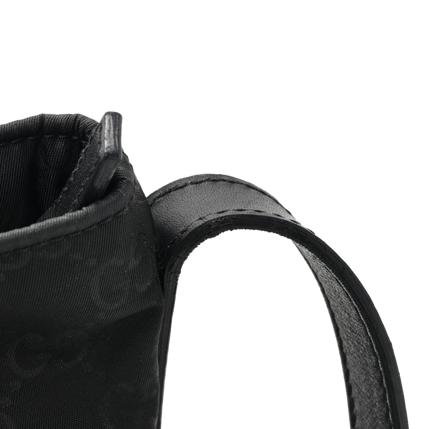 Nylon Monogram Messenger Black