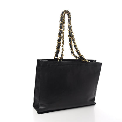 Chanel Lambskin CC Shoulder Bag Black 2 of 10