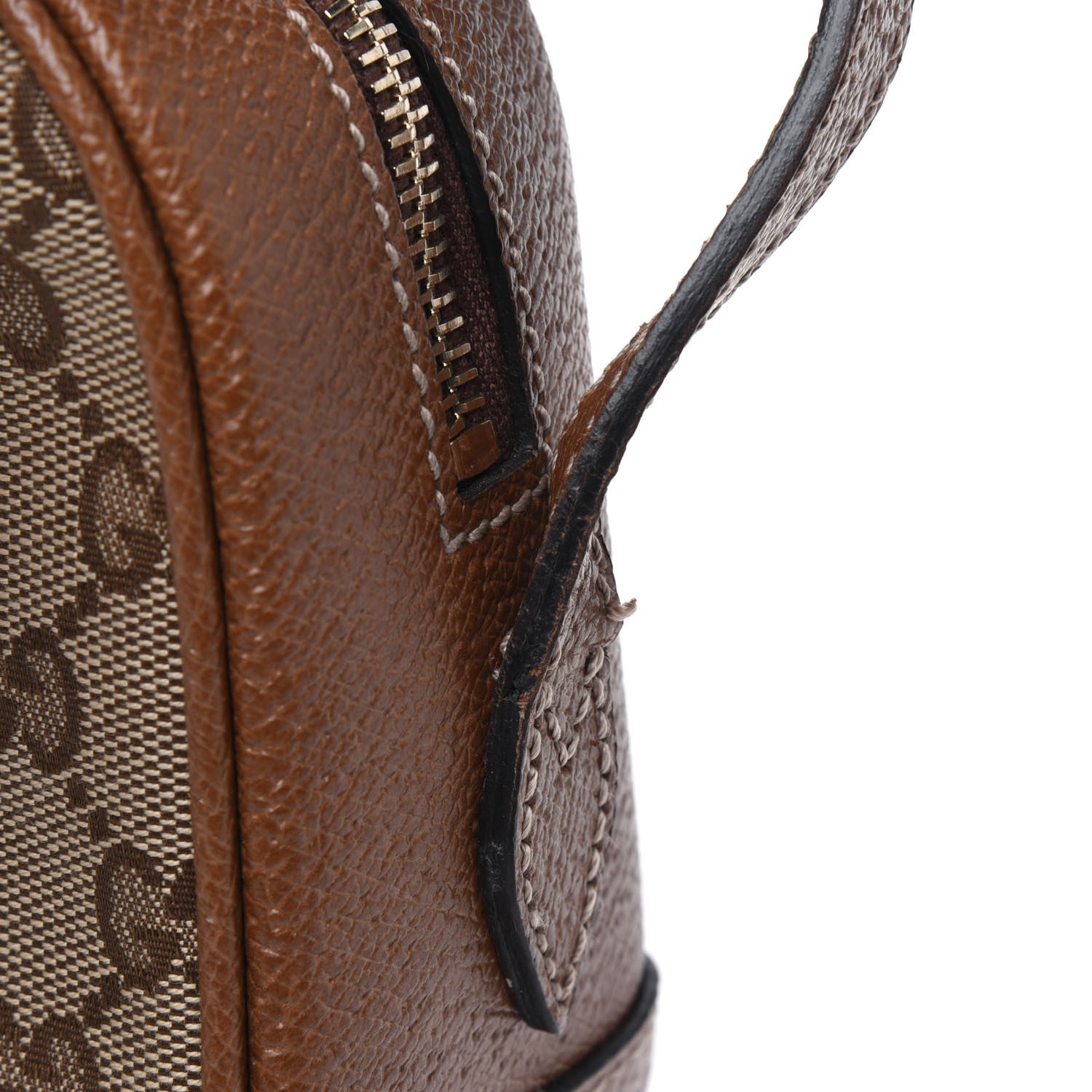 Gucci Monogram Mini Bree Messenger Bag Beige Tabacco 16 of 17