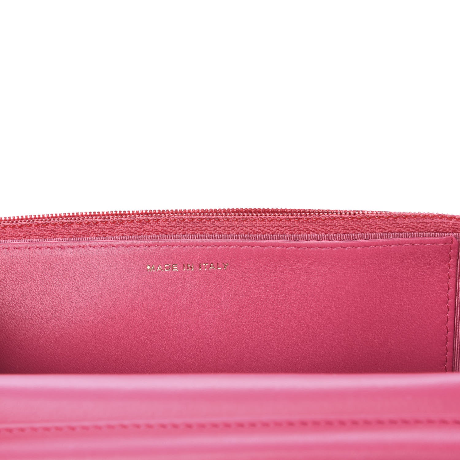 Chanel Lambskin Quilted Wallet On Chain WOC Pink 10 of 13