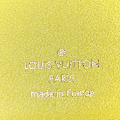 Louis Vuitton Lambskin Embossed Monogram Lou Coussin Wallet Acid Green 7 of 12