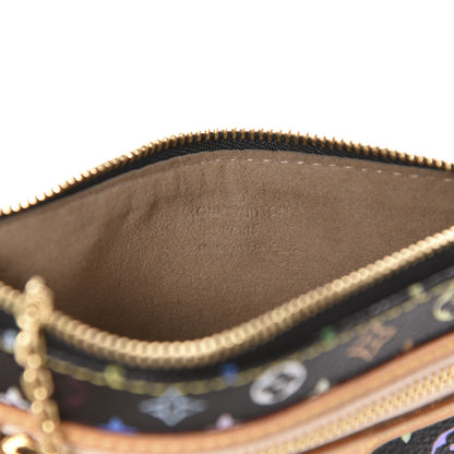 Louis Vuitton Monogram Multicolor Pochette Plate MM Black 8 of 8