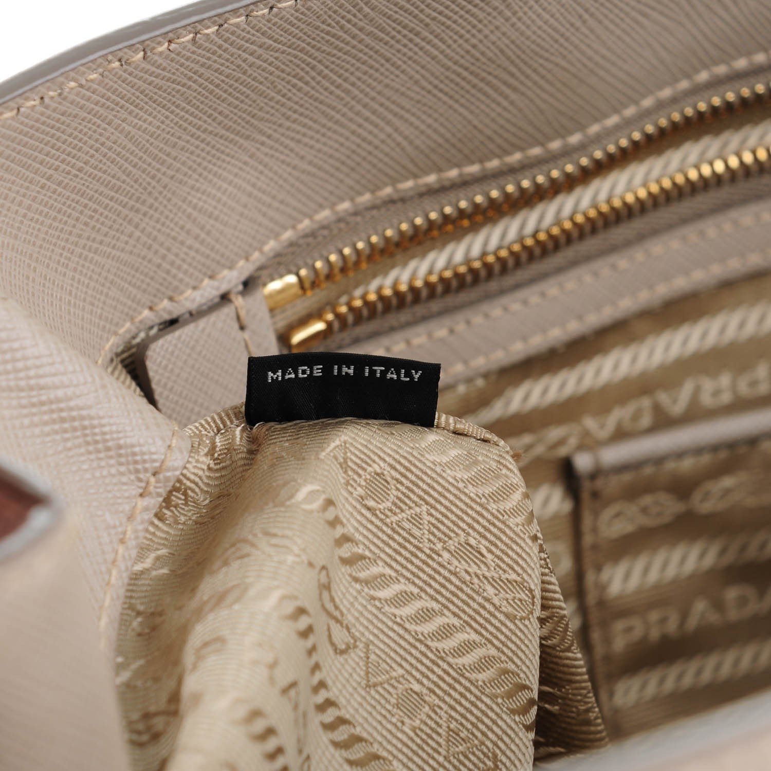 Prada Saffiano Lux Large Tote Pomice 7 of 9