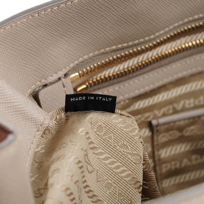 Prada Saffiano Lux Large Tote Pomice 7 of 9