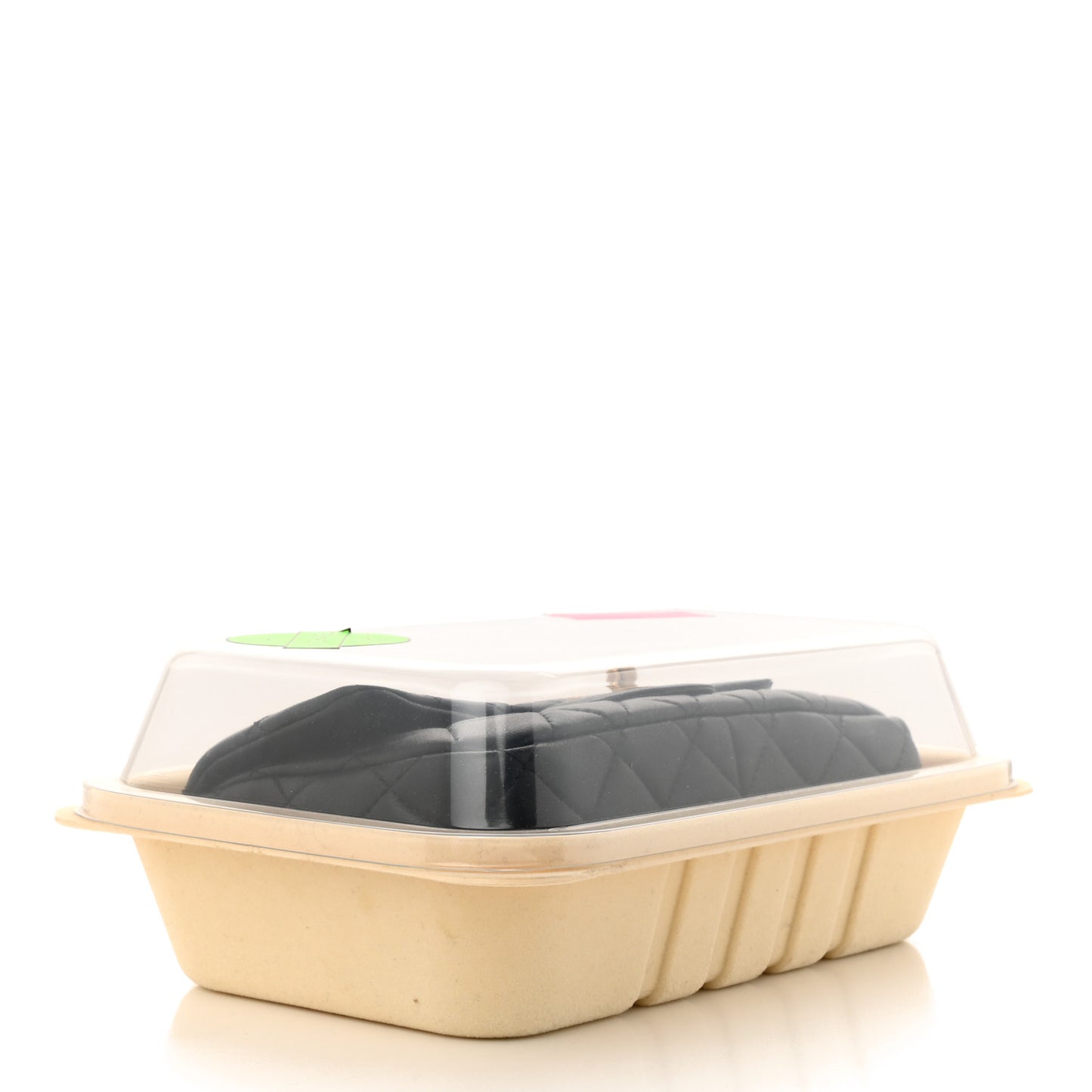 Lambskin Small Grocery By Chanel Flap Black