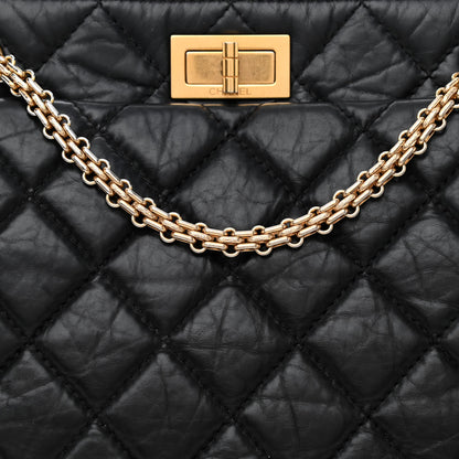 Chanel Aged Calfskin Reissue 2.55 Tote Black 8 of 11