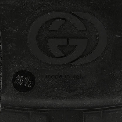 Gucci Goatskin Auroville Horsebit Mules 39.5 Black 7 of 10