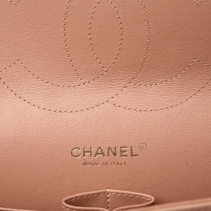 Chanel Pearly Caviar Quilted Jumbo Double Flap Beige 5 of 9