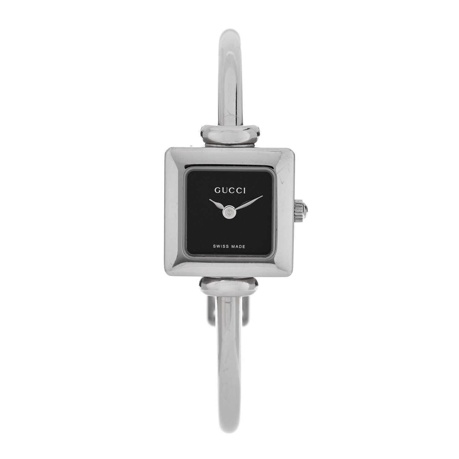 Gucci Stainless Steel 19mm 1900L Quartz Watch Black 1 of 4