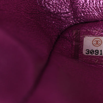 Chanel Iridescent Lambskin Quilted Mini Rectangular Flap Purple 7 of 11