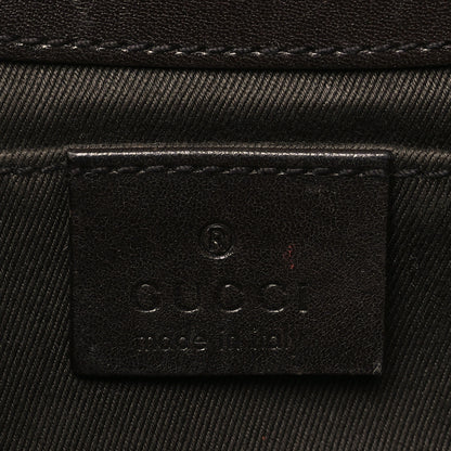 Gucci Monogram Studded Small Horsebit Clutch Dark Brown 5 of 12